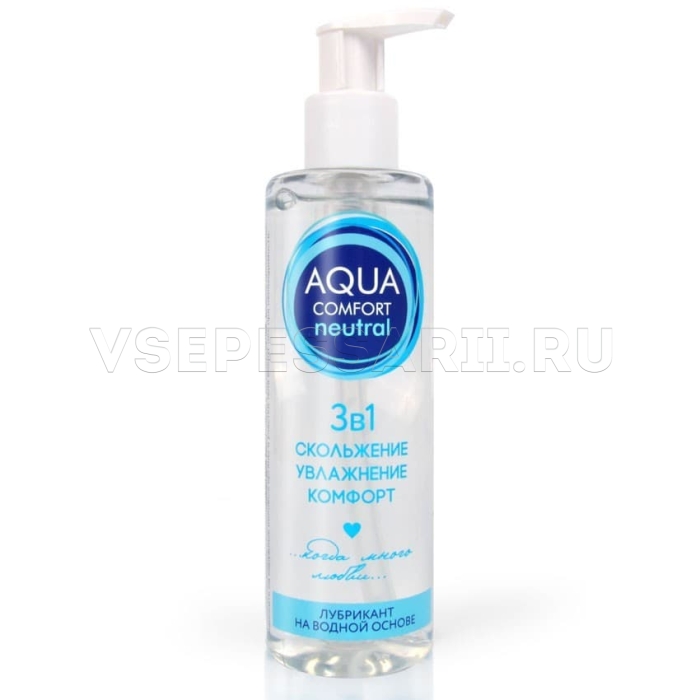 Лубрикант на водной основе AQUA COMFORT hot secret NEUTRAL Лубрикант на водной основе AQUA COMFORT hot secret NEUTRAL