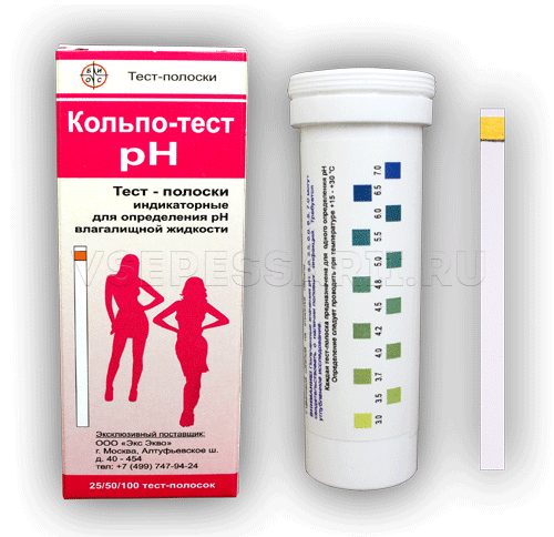 Тест для определения кислотности Кольпо тест pH Тест для определения кислотности Кольпо тест pH