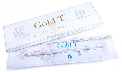 Внутриматочная спираль Eurogine Gold T (Cu 375+Au) Внутриматочная спираль Eurogine Gold T (Cu 375+Au)